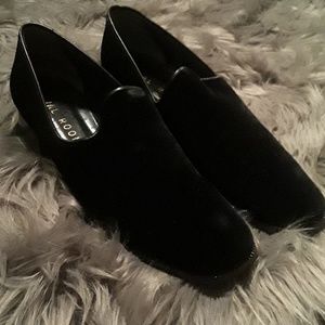NOWT "Oval Room" Italian Velvet Loafers